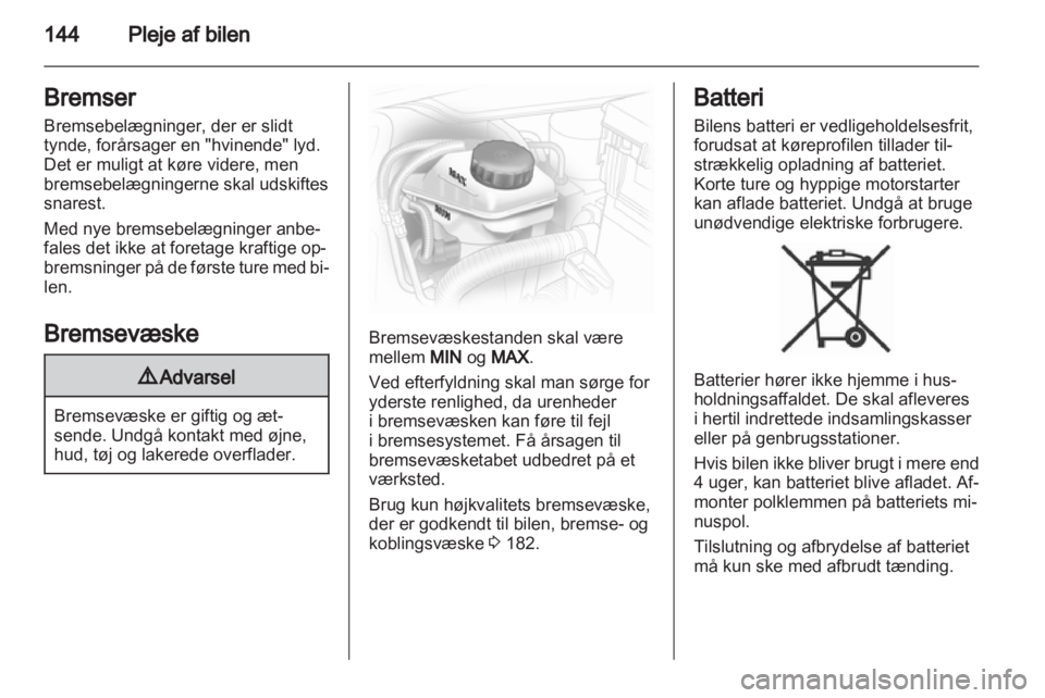 OPEL CORSA 2012.5  Instruktionsbog (in Danish) 