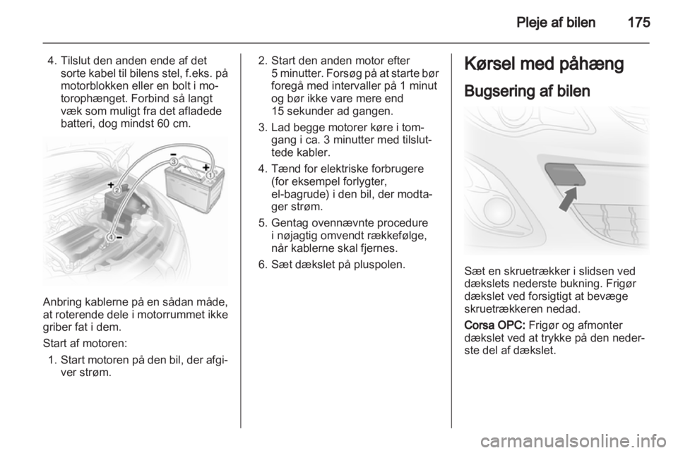 OPEL CORSA 2012.5  Instruktionsbog (in Danish) 