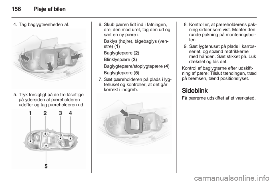 OPEL CORSA 2013  Instruktionsbog (in Danish) 