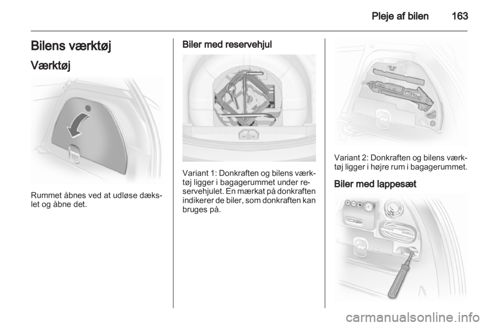 OPEL CORSA 2013  Instruktionsbog (in Danish) 