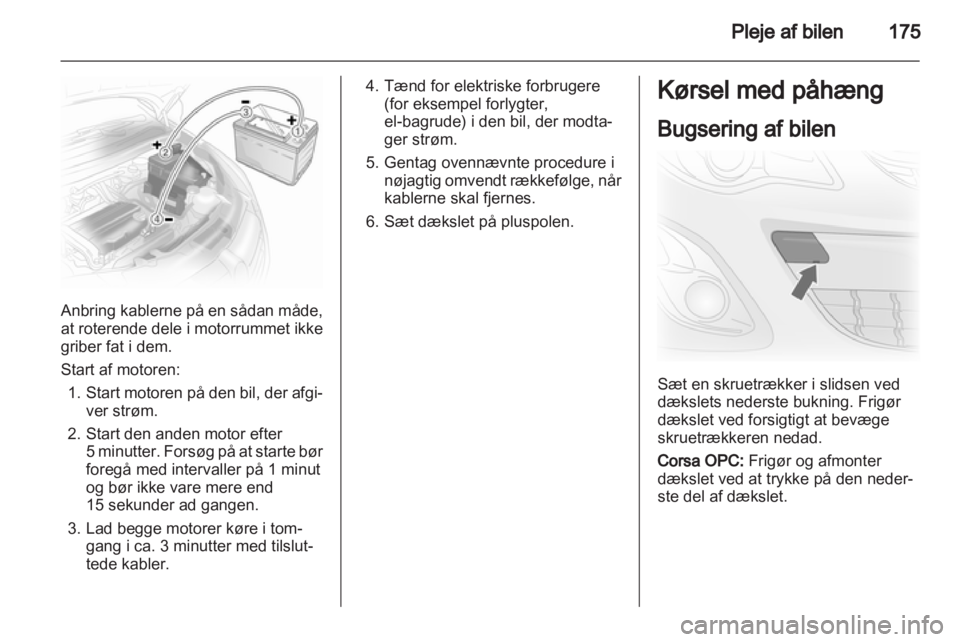 OPEL CORSA 2013  Instruktionsbog (in Danish) 