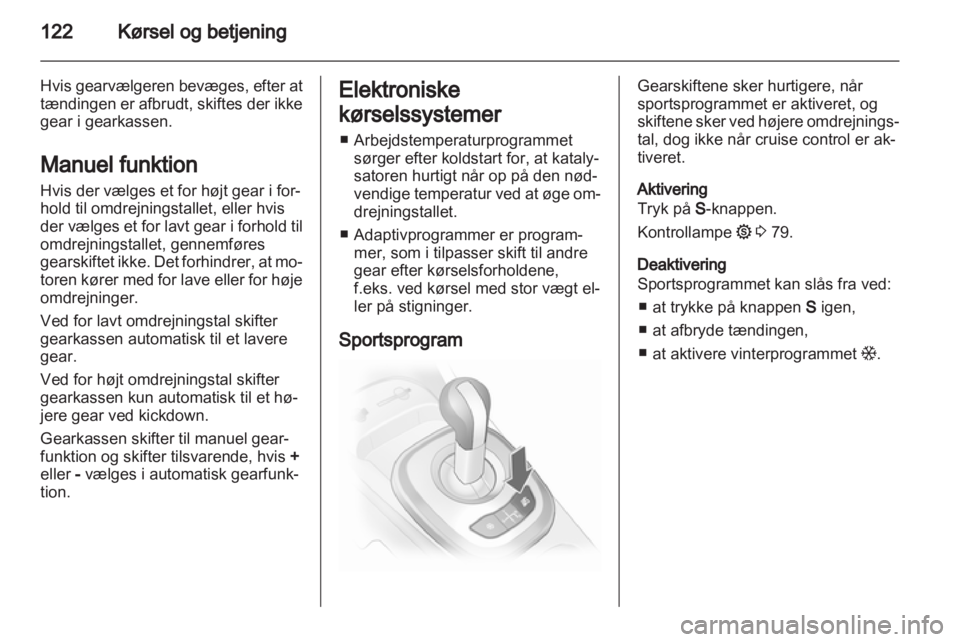OPEL CORSA 2013.5  Instruktionsbog (in Danish) 