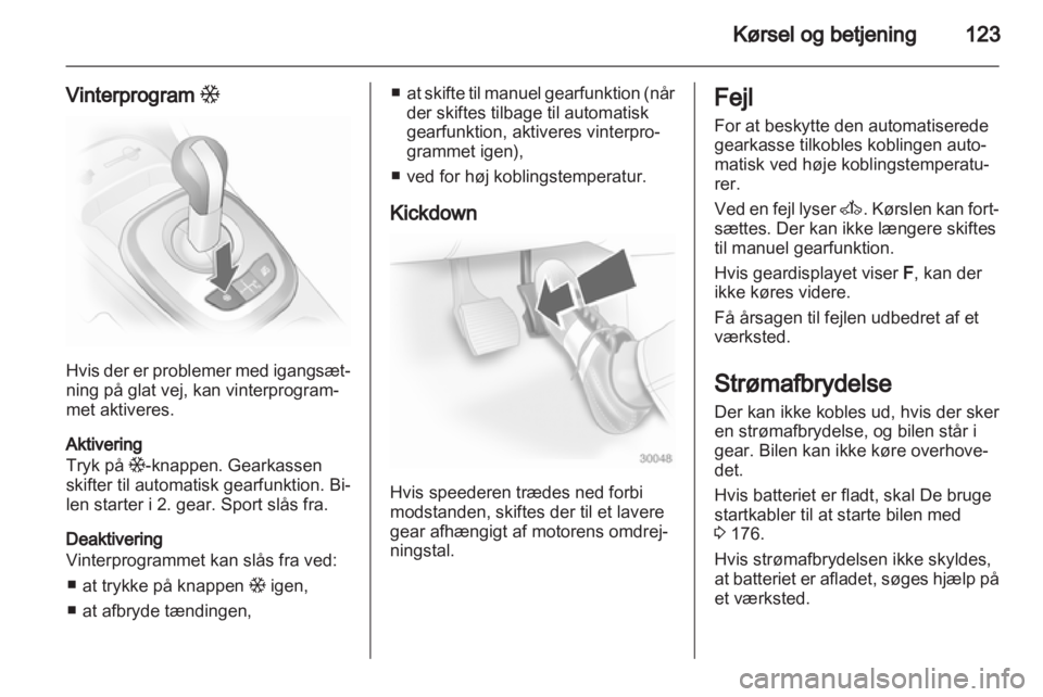 OPEL CORSA 2013.5  Instruktionsbog (in Danish) 