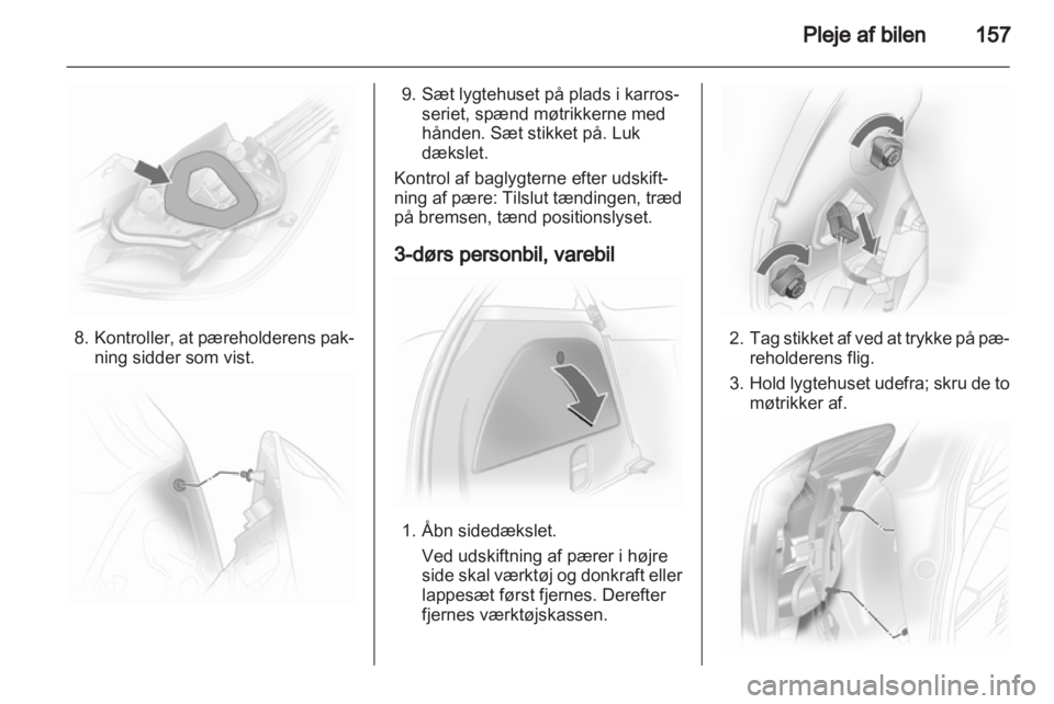 OPEL CORSA 2013.5  Instruktionsbog (in Danish) 