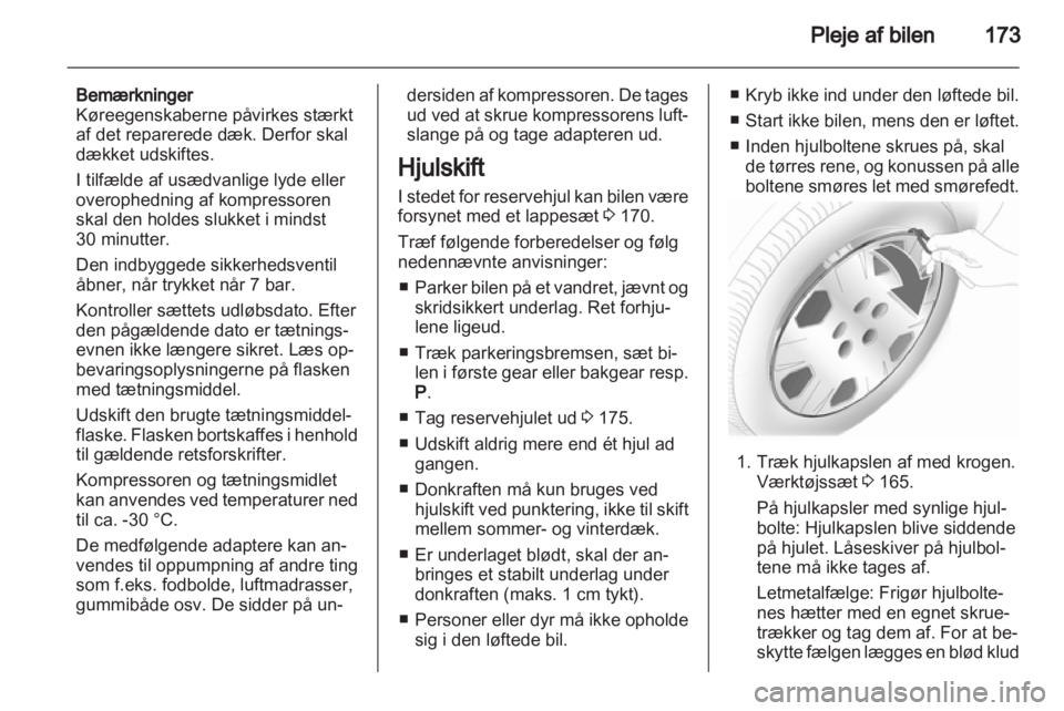 OPEL CORSA 2013.5  Instruktionsbog (in Danish) 