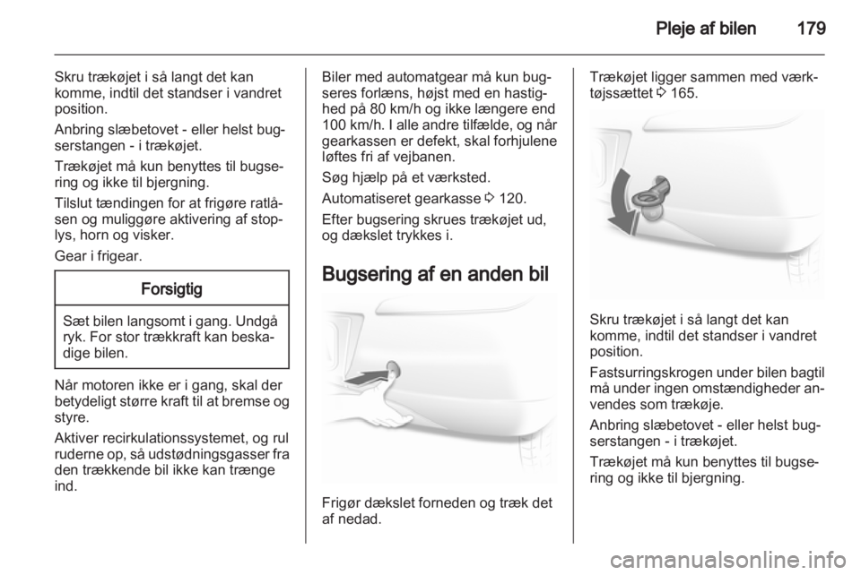 OPEL CORSA 2013.5  Instruktionsbog (in Danish) 