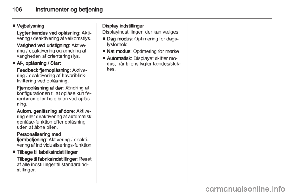OPEL INSIGNIA 2010  Instruktionsbog (in Danish) 