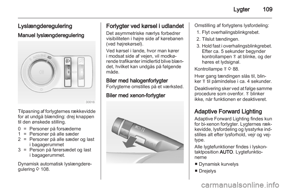 OPEL INSIGNIA 2010  Instruktionsbog (in Danish) 