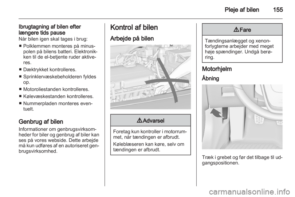 OPEL INSIGNIA 2010  Instruktionsbog (in Danish) 