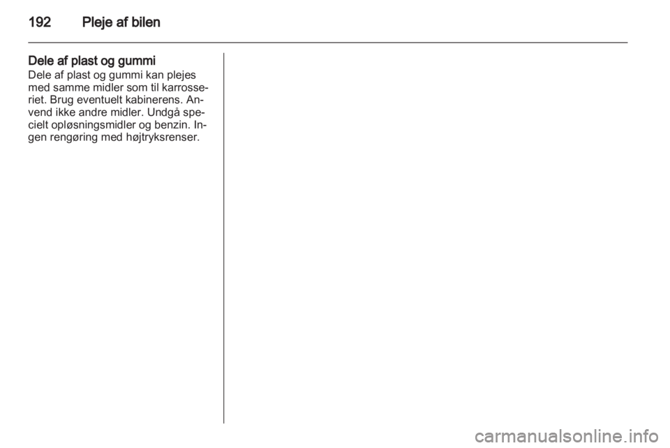 OPEL INSIGNIA 2010  Instruktionsbog (in Danish) 
