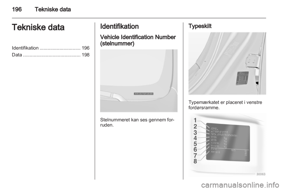 OPEL INSIGNIA 2010  Instruktionsbog (in Danish) 