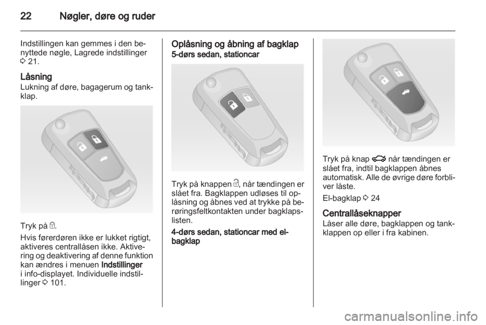 OPEL INSIGNIA 2010  Instruktionsbog (in Danish) 