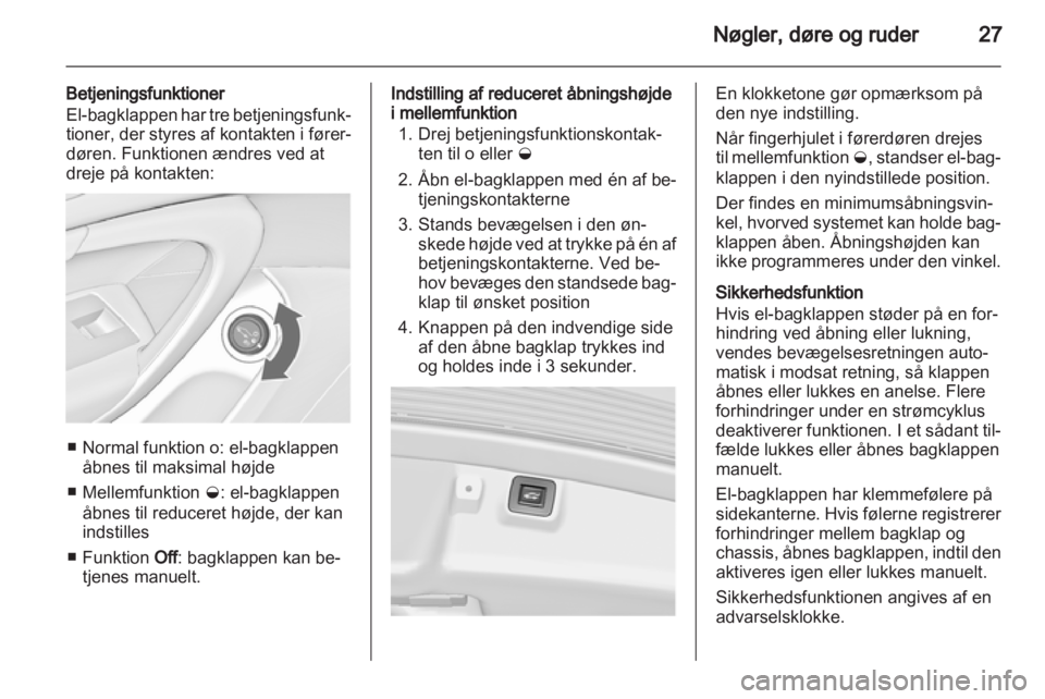OPEL INSIGNIA 2010  Instruktionsbog (in Danish) 