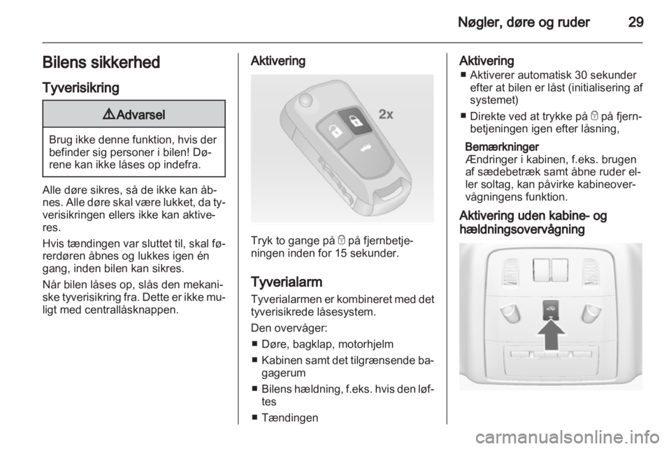 OPEL INSIGNIA 2010  Instruktionsbog (in Danish) 
