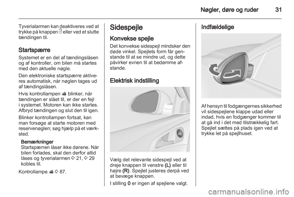OPEL INSIGNIA 2010  Instruktionsbog (in Danish) 