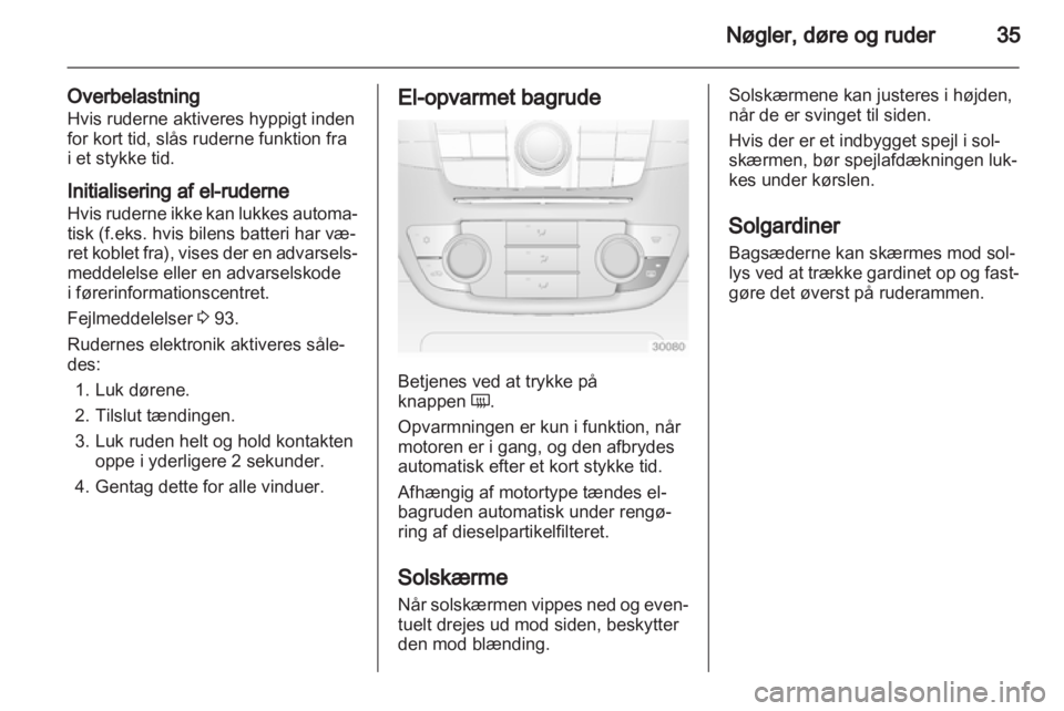 OPEL INSIGNIA 2010  Instruktionsbog (in Danish) 