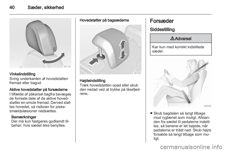 OPEL INSIGNIA 2010  Instruktionsbog (in Danish) 