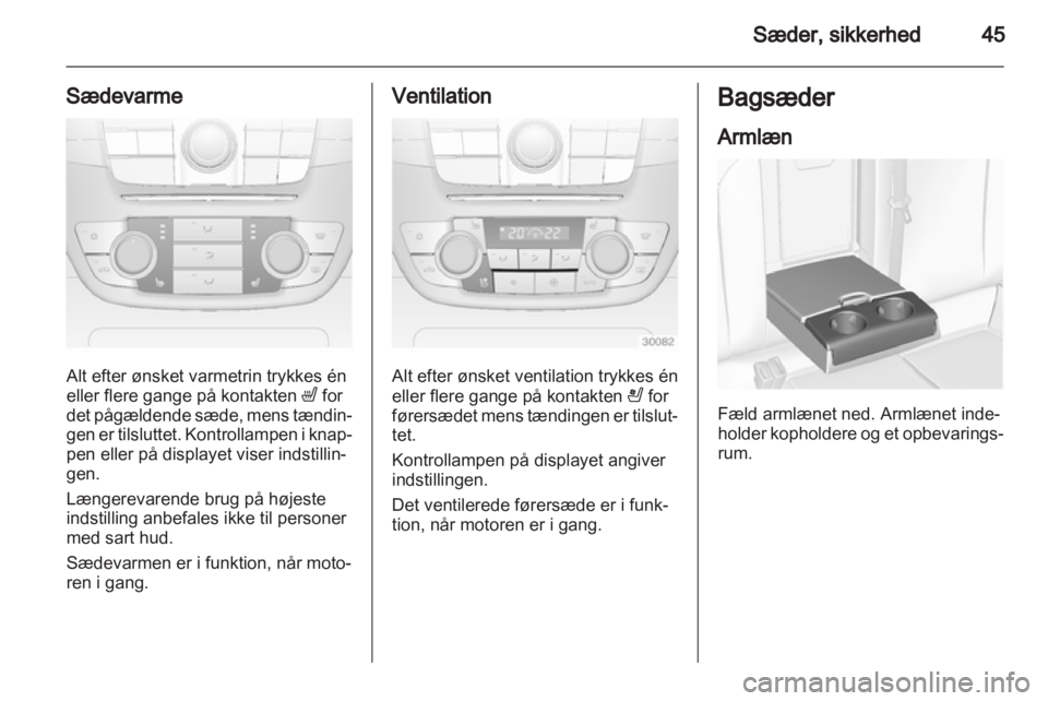 OPEL INSIGNIA 2010  Instruktionsbog (in Danish) 