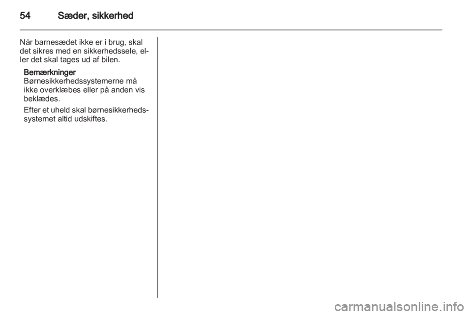 OPEL INSIGNIA 2010  Instruktionsbog (in Danish) 