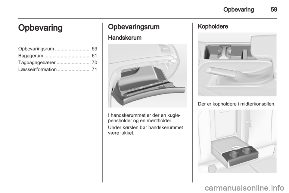OPEL INSIGNIA 2010  Instruktionsbog (in Danish) 