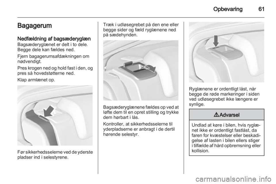 OPEL INSIGNIA 2010  Instruktionsbog (in Danish) 