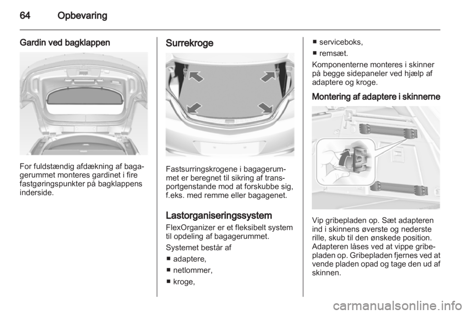 OPEL INSIGNIA 2010  Instruktionsbog (in Danish) 