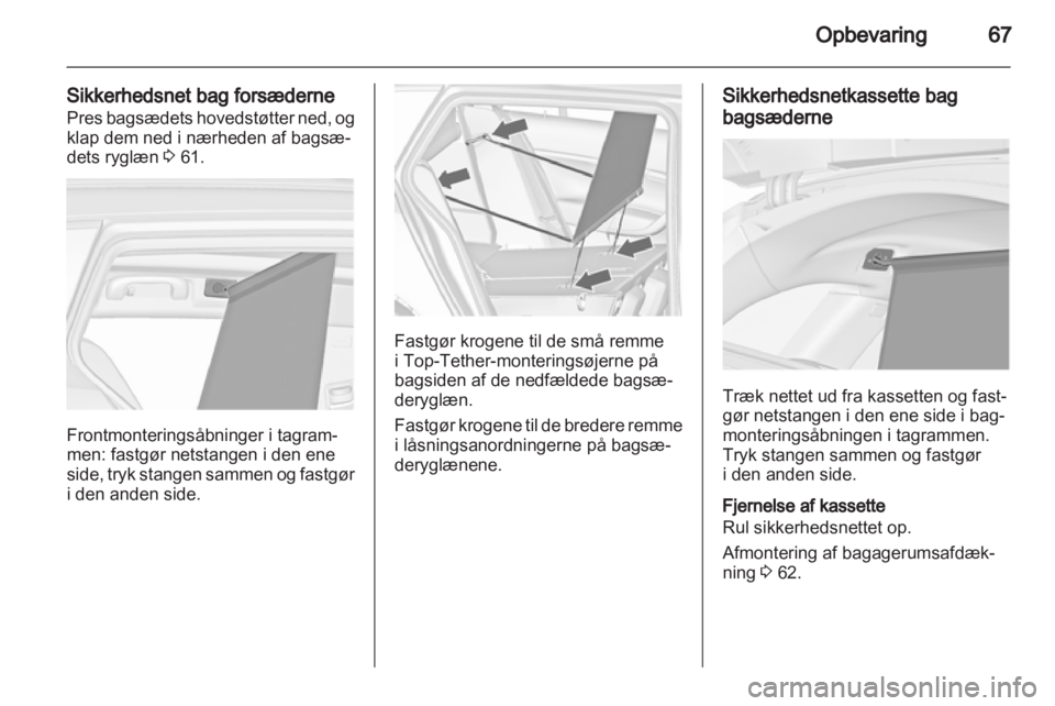 OPEL INSIGNIA 2010  Instruktionsbog (in Danish) 