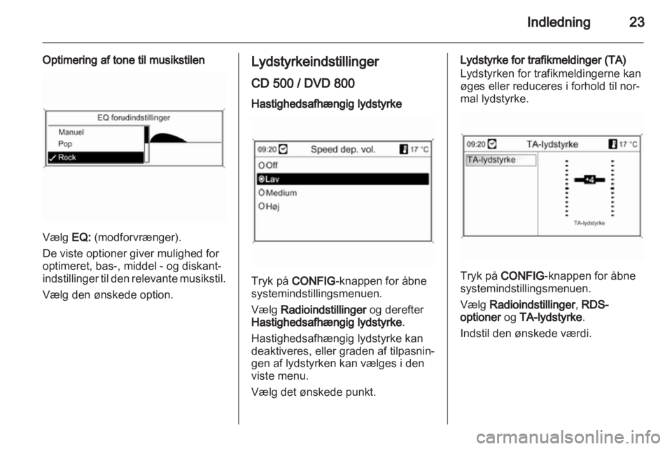 OPEL INSIGNIA 2010.5  Instruktionsbog til Infotainment (in Danish) 