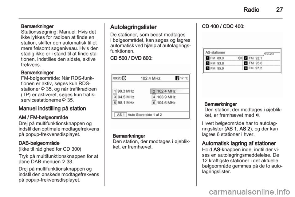 OPEL INSIGNIA 2010.5  Instruktionsbog til Infotainment (in Danish) 