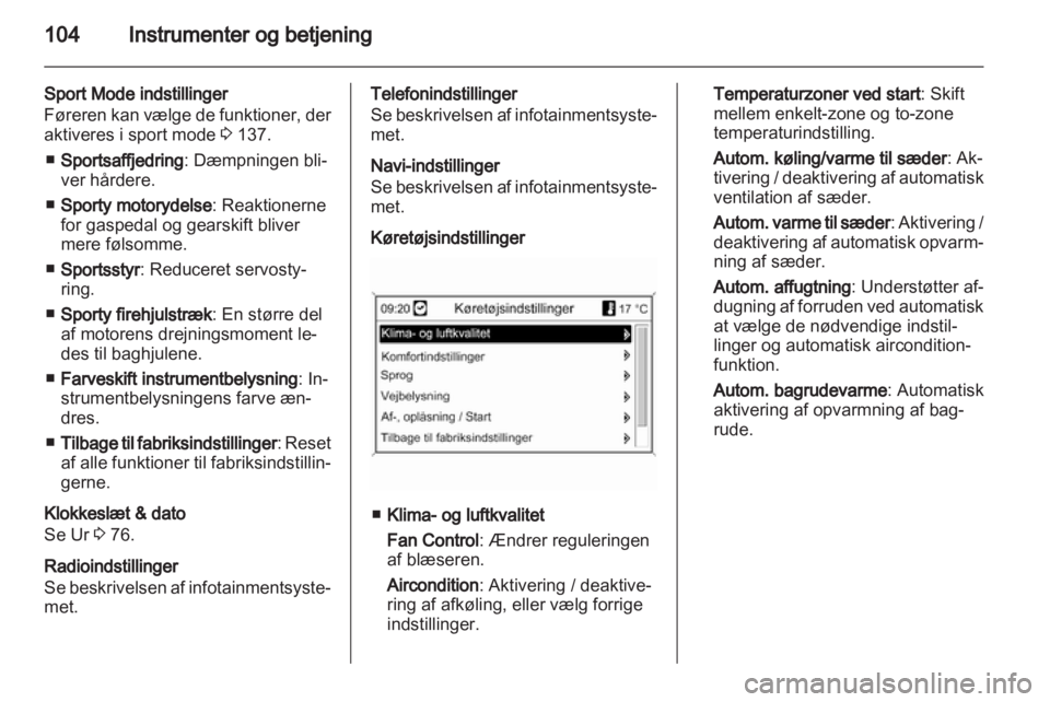 OPEL INSIGNIA 2010.5  Instruktionsbog (in Danish) 