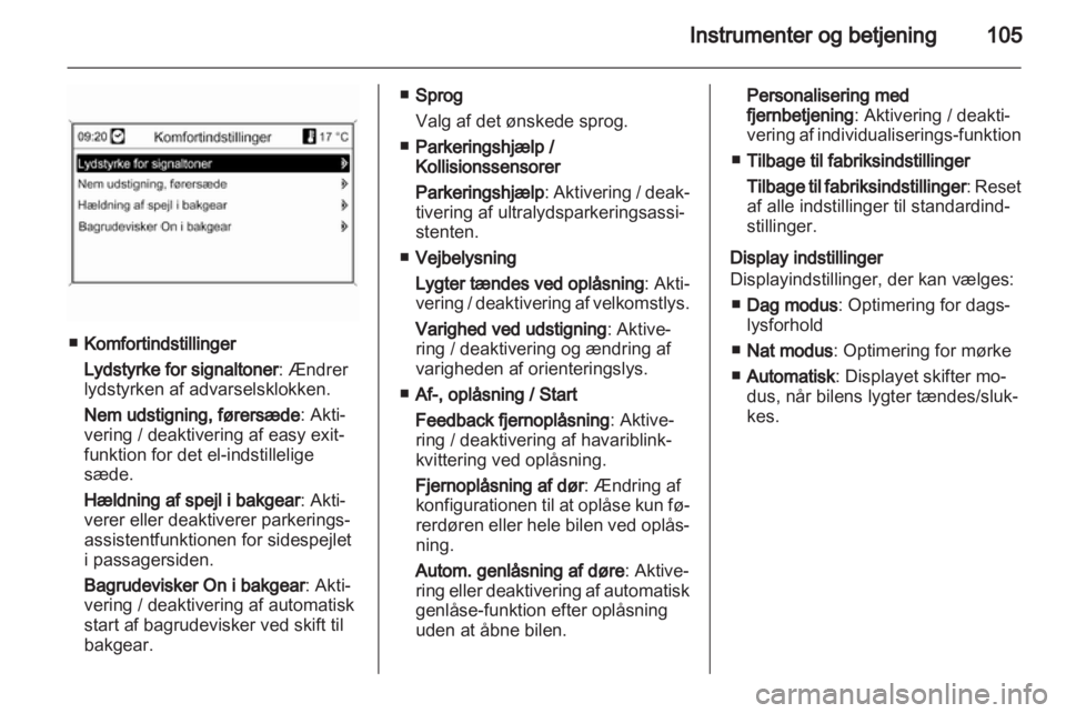 OPEL INSIGNIA 2010.5  Instruktionsbog (in Danish) 