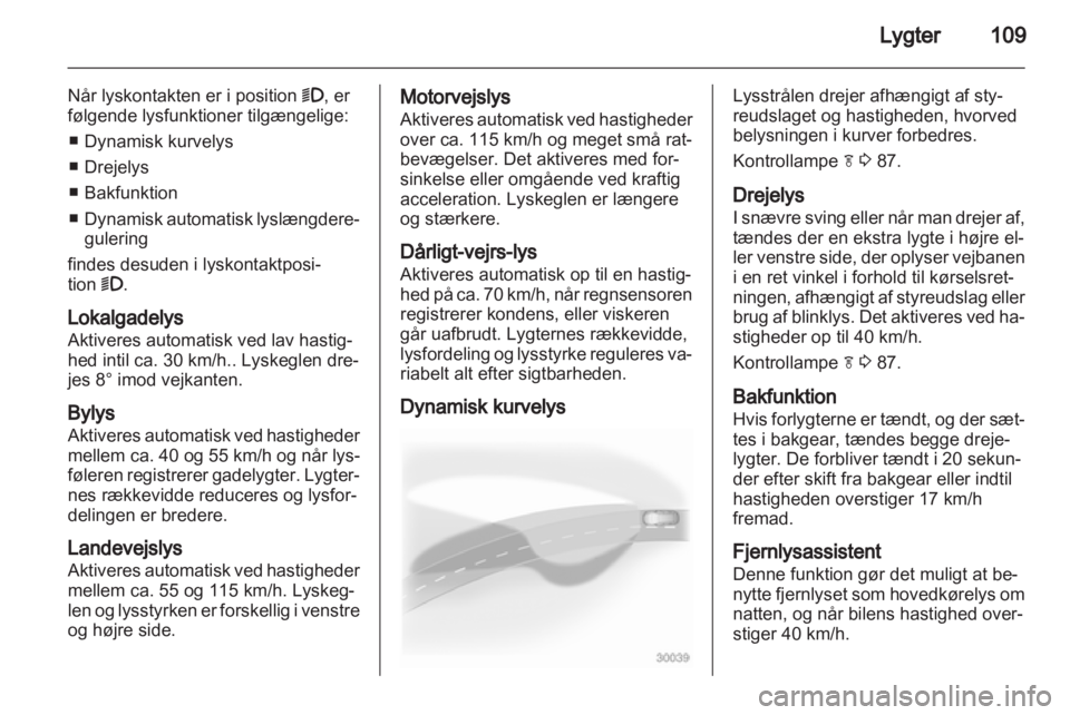 OPEL INSIGNIA 2010.5  Instruktionsbog (in Danish) 