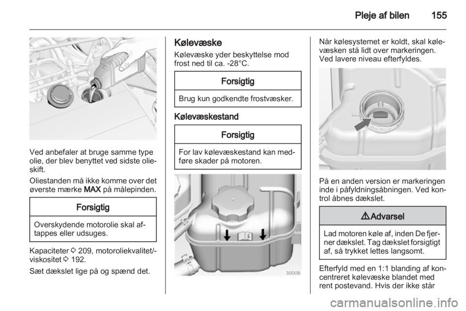 OPEL INSIGNIA 2010.5  Instruktionsbog (in Danish) 