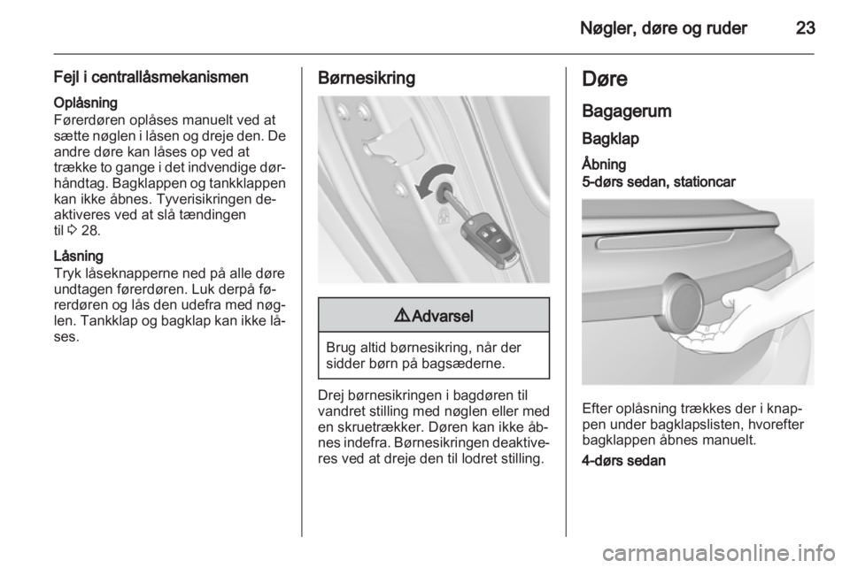 OPEL INSIGNIA 2010.5  Instruktionsbog (in Danish) 
