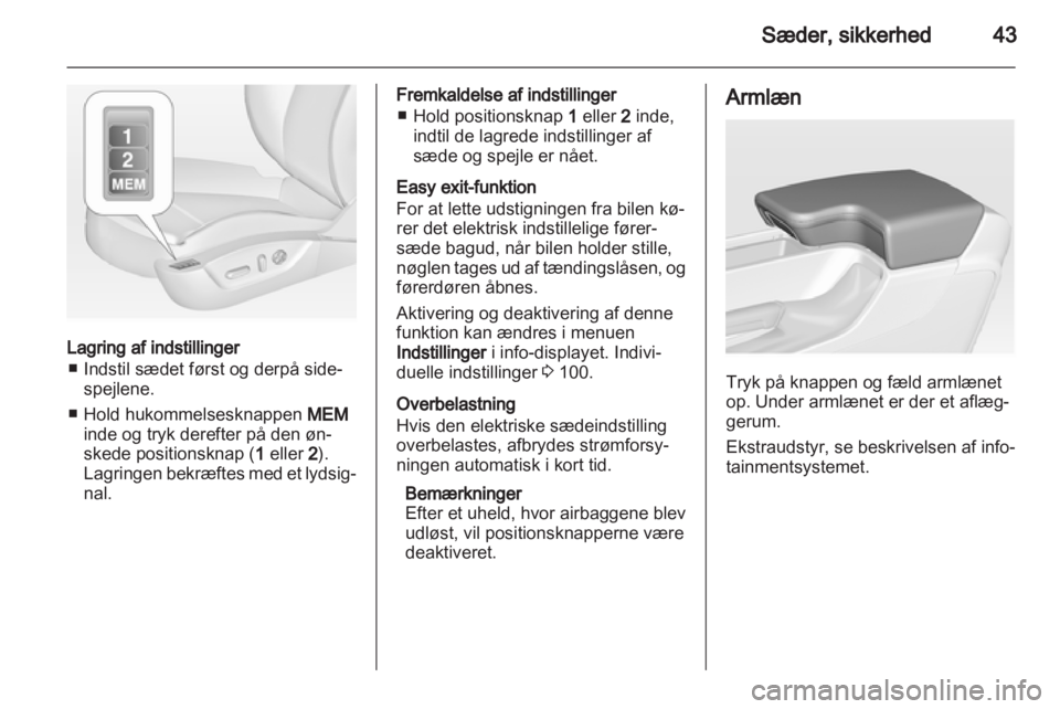 OPEL INSIGNIA 2010.5  Instruktionsbog (in Danish) 