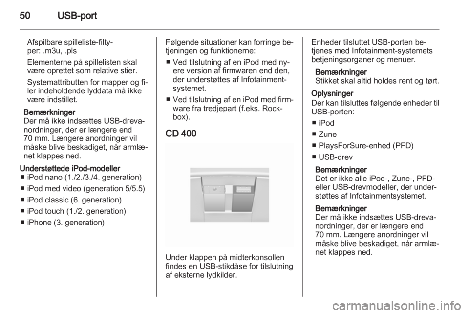 OPEL INSIGNIA 2011  Instruktionsbog til Infotainment (in Danish) 