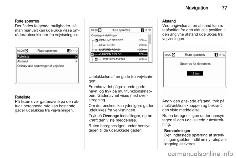 OPEL INSIGNIA 2011  Instruktionsbog til Infotainment (in Danish) 