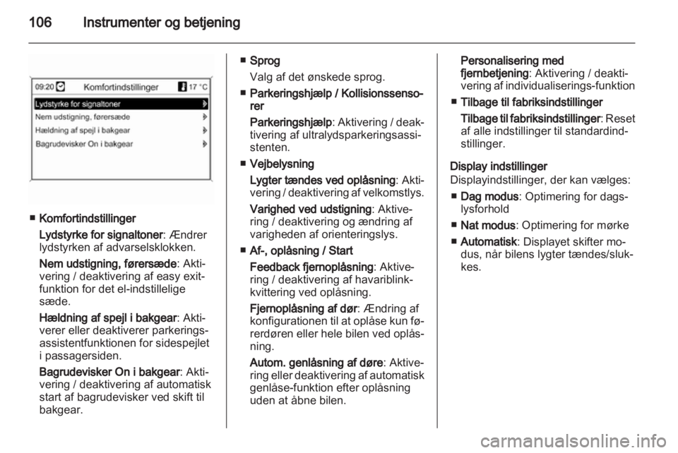 OPEL INSIGNIA 2011  Instruktionsbog (in Danish) 