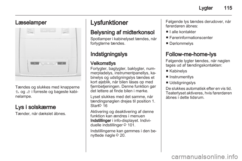 OPEL INSIGNIA 2011  Instruktionsbog (in Danish) 