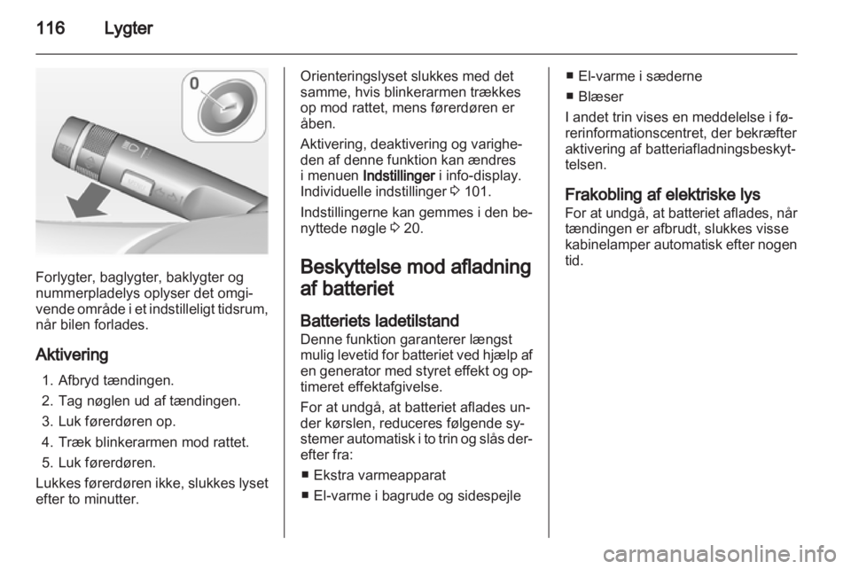 OPEL INSIGNIA 2011  Instruktionsbog (in Danish) 