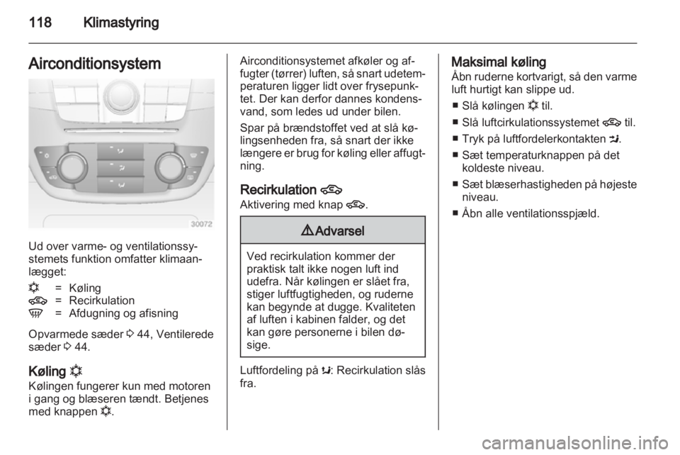 OPEL INSIGNIA 2011  Instruktionsbog (in Danish) 