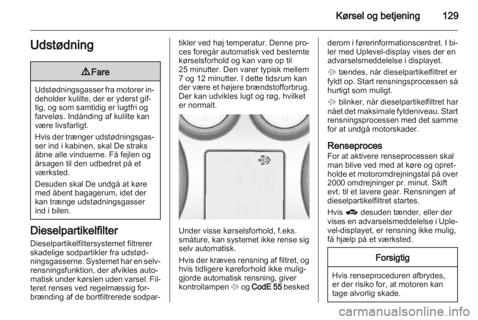 OPEL INSIGNIA 2011  Instruktionsbog (in Danish) 
