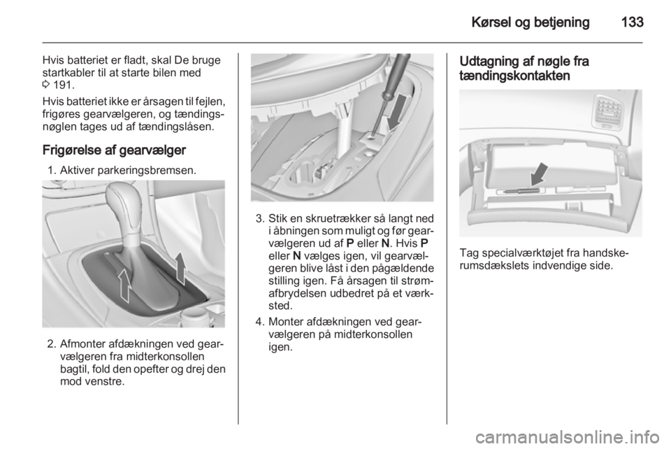 OPEL INSIGNIA 2011  Instruktionsbog (in Danish) 