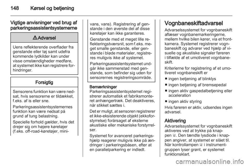 OPEL INSIGNIA 2011  Instruktionsbog (in Danish) 