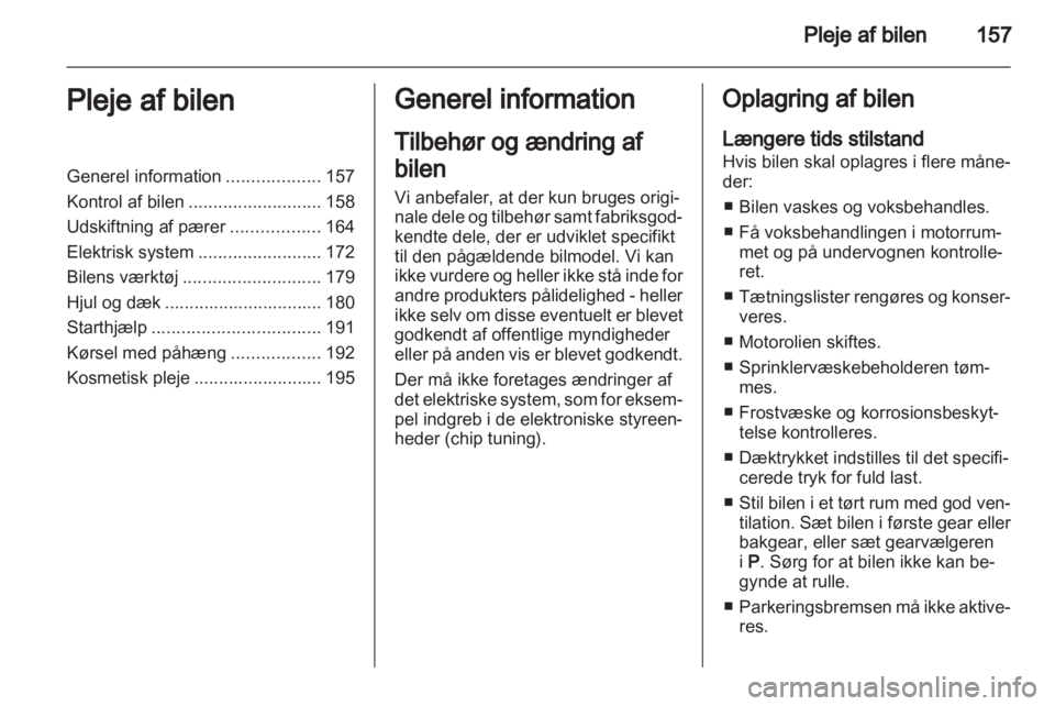 OPEL INSIGNIA 2011  Instruktionsbog (in Danish) 