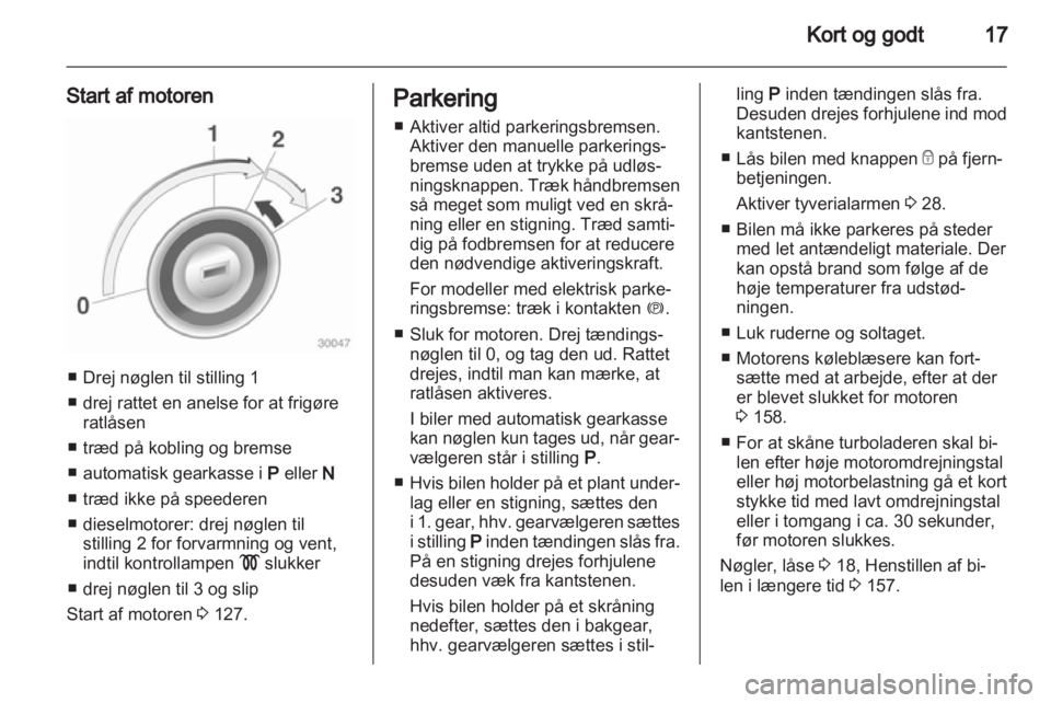 OPEL INSIGNIA 2011  Instruktionsbog (in Danish) 