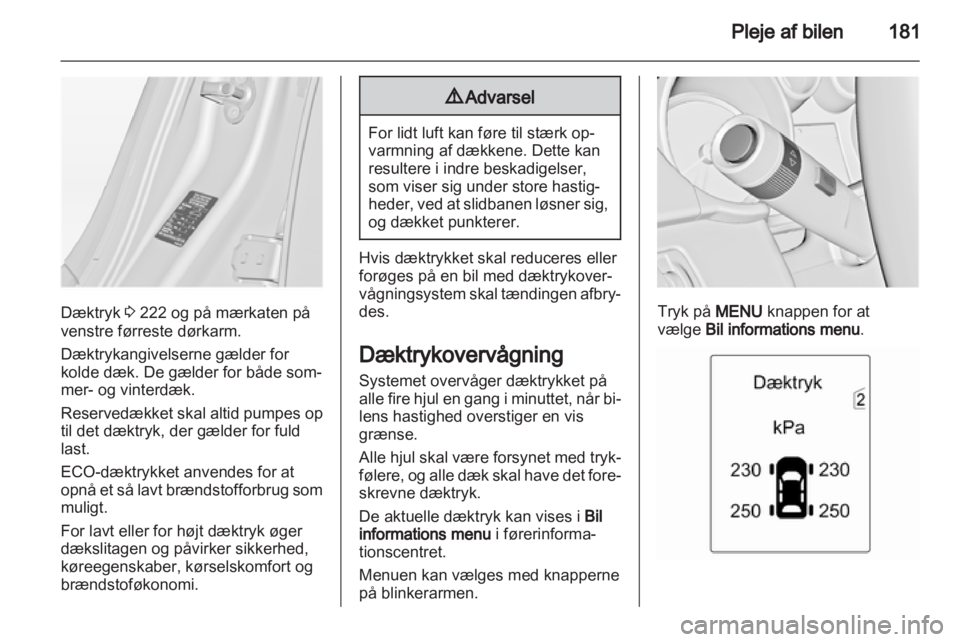 OPEL INSIGNIA 2011  Instruktionsbog (in Danish) 