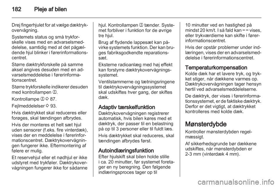 OPEL INSIGNIA 2011  Instruktionsbog (in Danish) 
