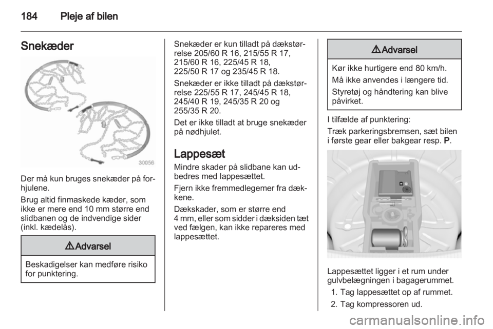 OPEL INSIGNIA 2011  Instruktionsbog (in Danish) 