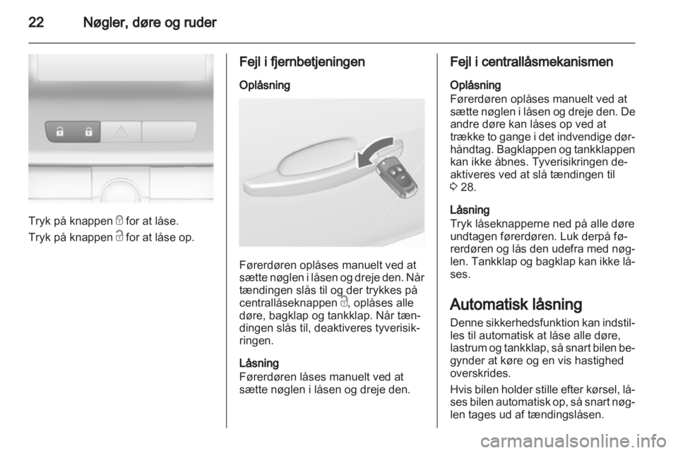 OPEL INSIGNIA 2011  Instruktionsbog (in Danish) 